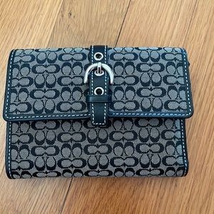 Black coach wallet